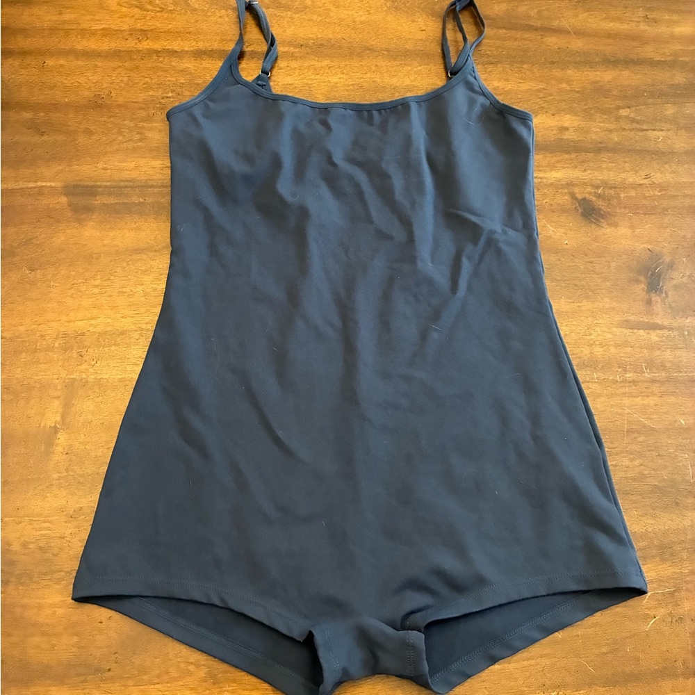 Intimately Free People One To Watch Romper Medium Navy Blue Onesie One Piece